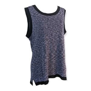 MISOOK lilac pink space dye tunic tank top